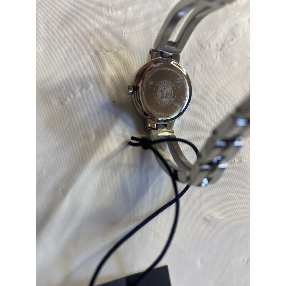 Women's Citizen Eco Drive Round Face Silhouette Bangle Watch EW9990-54E-NWT-Rare - Picture 6 of 10
